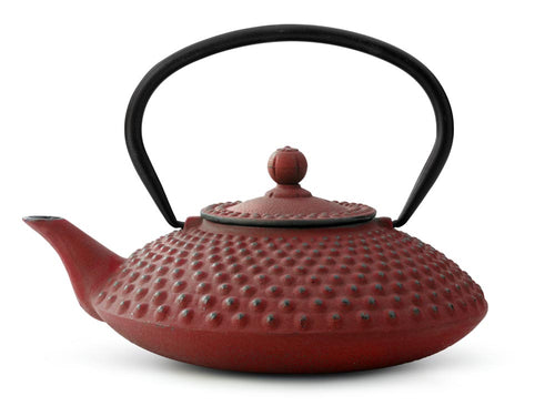 Bredemeijer - Theepot Xilin 1,25L gietijzer rood - vtwonen shop