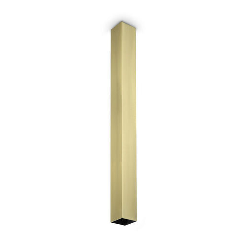 Ideal Lux LOOK 75 cm vierkante opbouwdownlight van messing met 1x GU10 fitting