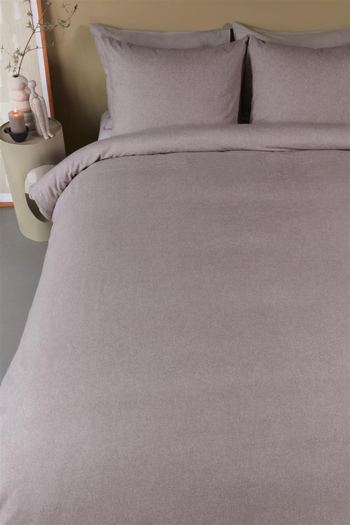Beddinghouse Frost dekbedovertrek - Effen - Eenpersoons - 140x200/220 cm - Lichtpaars