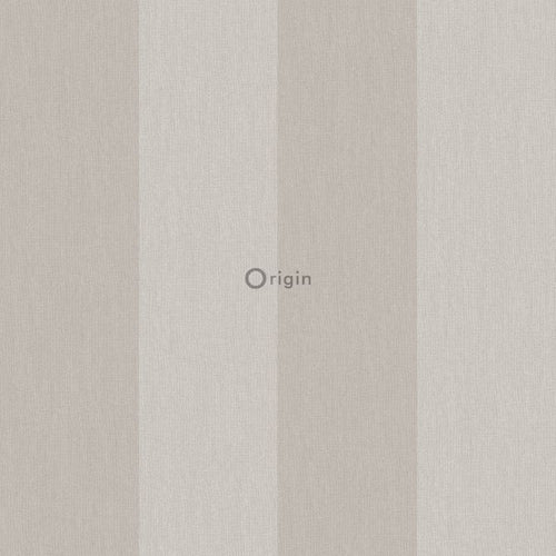 Origin Wallcoverings behang strepen licht taupe - 53 cm x 10,05 m - 347015 - vtwonen shop