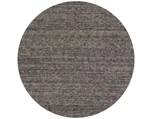DÉJA Living Vloerkleed Bela - Rond Grijs Wol - Ø200cm