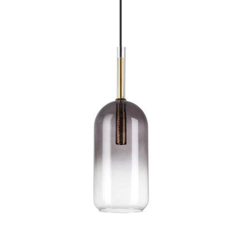Ideal Lux EMPIRE Dome Cilinder Hangende Plafondlamp Zwart
