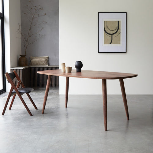 Tikamoon Eettafel van massief mangohout voor 4/6 personen - Bruin