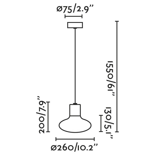 Faro Blubs Buitenplafondlamp donkergrijs 1x E27 IP44