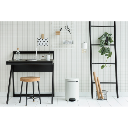 Brabantia NewIcon Pedaalemmer, 12 liter, kunststof binnenemmer - White