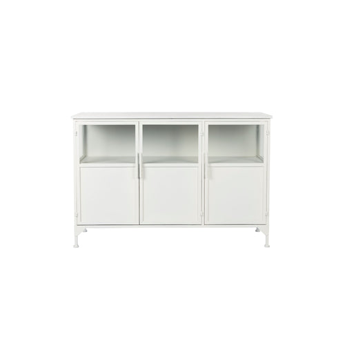 Housecraft Living Miya Kast/ Opbergkast Laag Metaal Wit - vtwonen shop