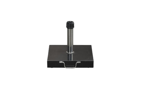 Cosmo granieten parasolvoet - 40 kg - zwart gepolijst