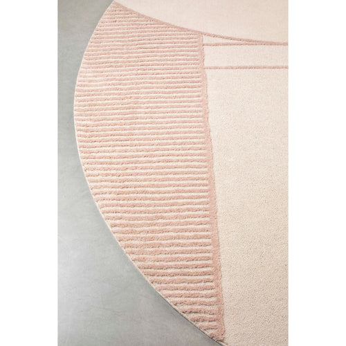 Zuiver Bliss Rond Vloerkleed '240 Naturel/Roze - vtwonen shop