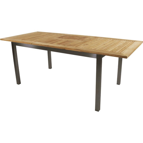 Lesli Living tuintafel Marmaris - zwart - 152∕210x90x76cm