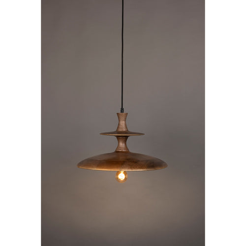 Dutchbone Cath Hanglamp 43 cm (L) Hout Bruin - vtwonen shop