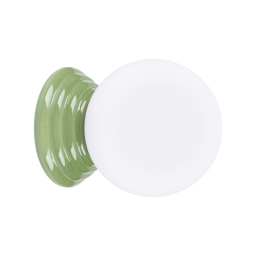 Sollux Lighting Wandlamp ZORI groen IP44 - 12x16x12cm