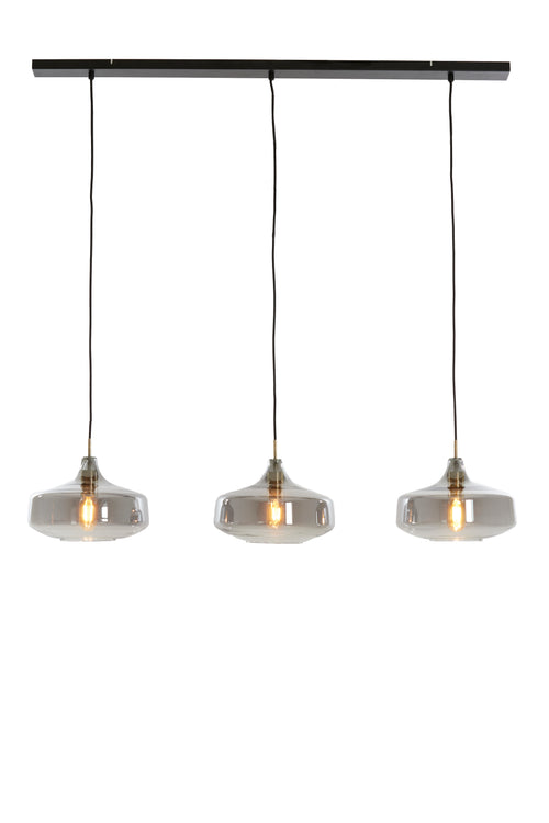 Light & Living hanglamp SOLNA - grijs - 120x30x21cm - vtwonen shop