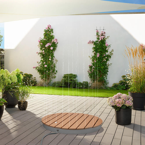 Home Deluxe WPC douchevloer CALIA Teak - ⌀ 70,5 cm - vtwonen shop