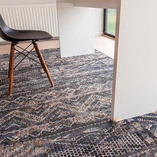 Louis De Poortere vloerkleed Black Rabat - grijs - 170x240cm - vtwonen shop