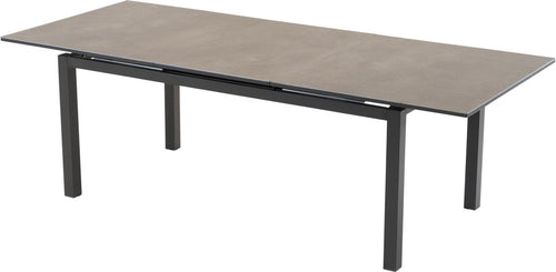 Lesli Living tuintafel Lagos - grijs - 180/240x100cm
