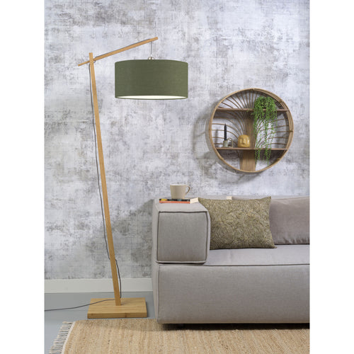 GOOD&MOJO vloerlamp Andes - groen - Ø47cm