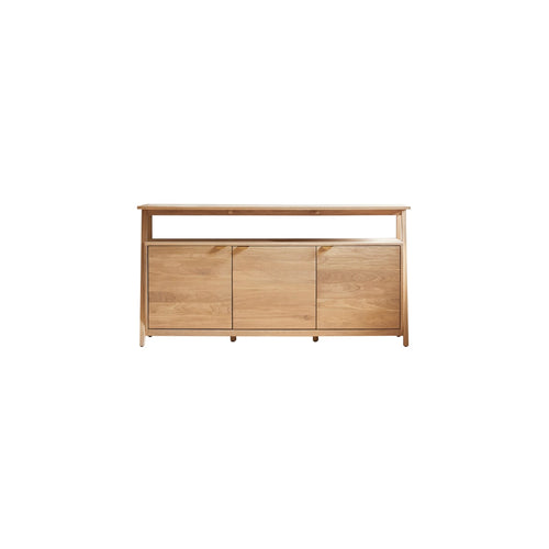 Tikamoon Massief eiken buffet 165 cm - Naturel