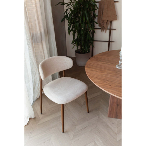 Housecraft Living Noor Eetkamerstoelen Bruin - Set van 2