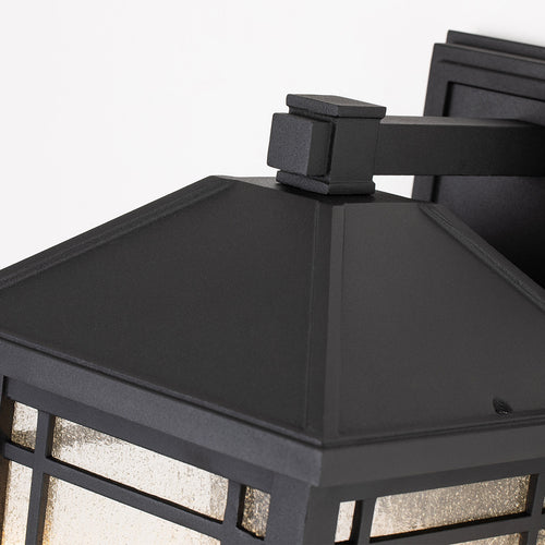 Elstead Quoizel Cedar Outdoor Wandlantaarn Zwart, IP44