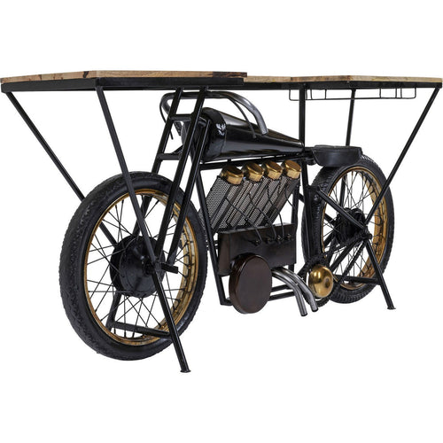 Kare Design Bartafel Motorbike Zwart
