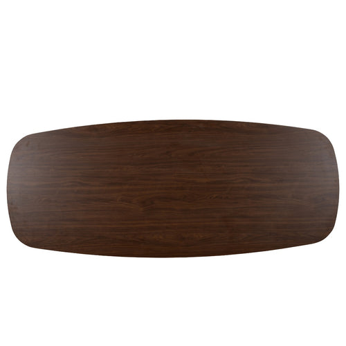 Giga Meubel Eettafel Jaimy - Walnoot - Deens Ovaal - 200 x 100 x 76 cm