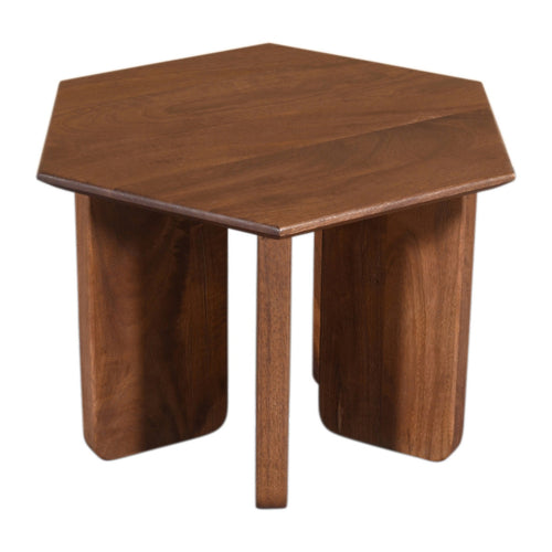 DÉJA Living Salontafel Martos - Donkerbruin Mangohout - 60x60x38cm - vtwonen shop