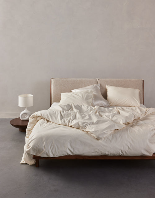 Essenza Jule dekbedovertrek - Lits-Jumeaux - 240x200/220 cm - Vanille