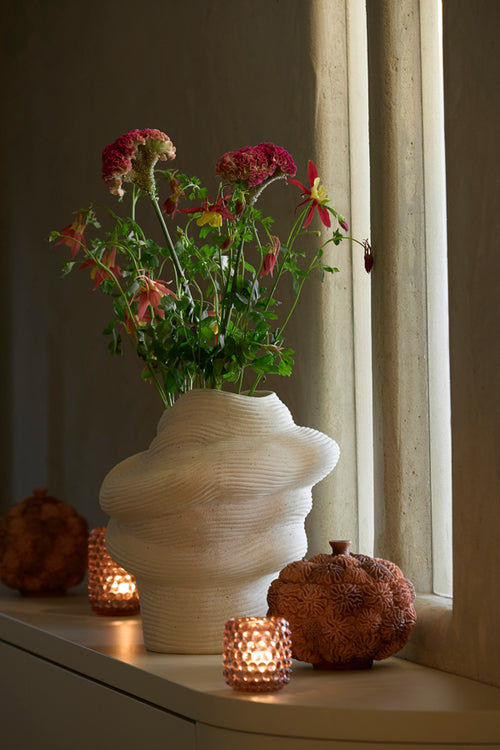 Light & Living opbergmand Coral - bruin - 20x20x15.5 cm