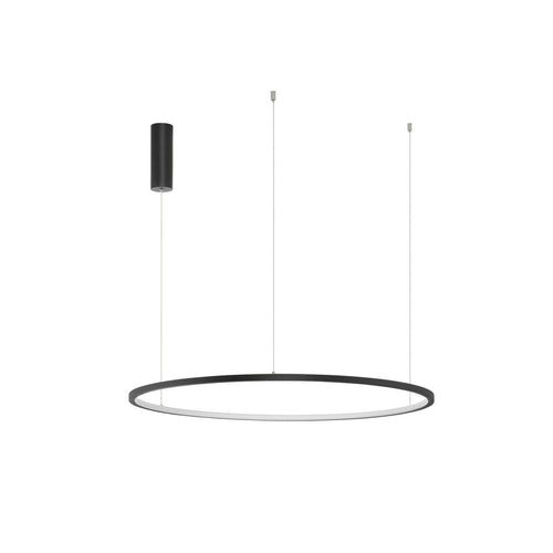 Merano Grove Geïntegreerde LED-plafondlamp Sandy Zwart Aluminium LED 48W 2592Lm 3000K