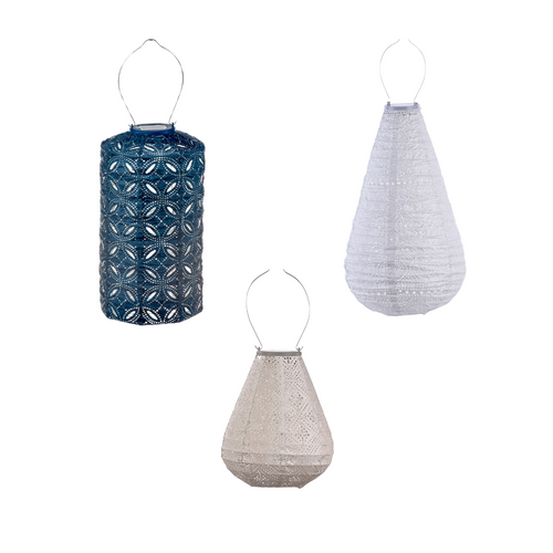 Lumiz solar lampion - tulip set - 3 stuks - vtwonen shop