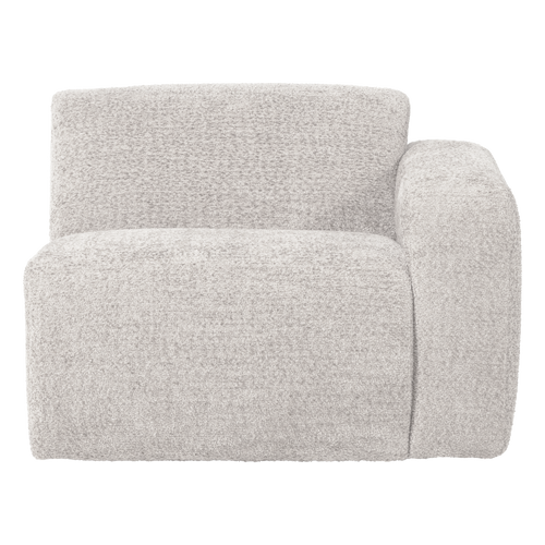 WOOOD 1-zits bank arm rechts Mojo Base - Wollig - Ecru - 74x105x97