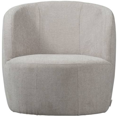 vtwonen draaibare fauteuil Turn - Velvet - Naturel - 78x82x87 - vtwonen shop