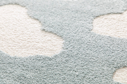 AFK Living vloerkleed Nuages - reliëfeffect - blauw - 120 x 170 cm