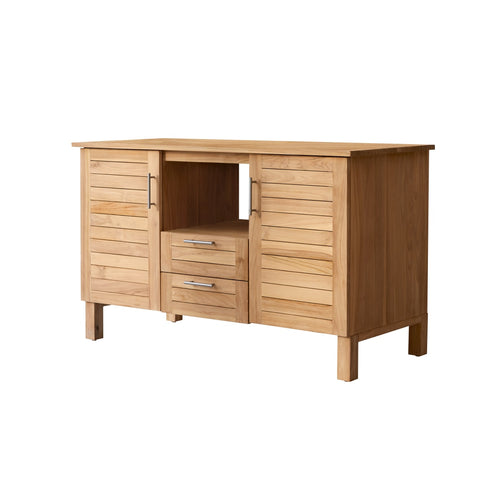 Tikamoon Opbergmeubel in massief teak 125 cm - Naturel