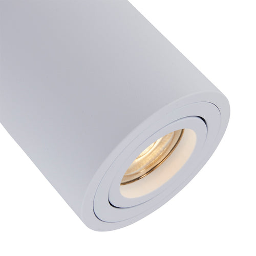 Lighto | Moderne plafondspot wit draaibaar en kantelbaar | Rond