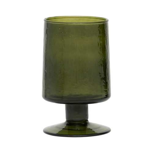 Urban Nature Culture wijnglas hammered banana palm - Ø 7 * 12 cm