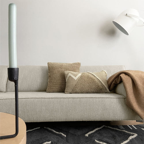 Malagoon kussen Tufted - cocoon beige - 50x50cm 100%wol