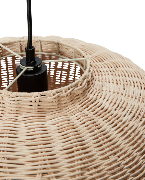 Hübsch hanglamp Chand - rotan - ø45xh27cm/e27