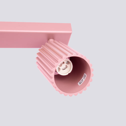 Sollux Lighting Plafondlamp KARBON 6L roze - 117x6,5x16,5cm