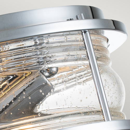 Elstead Kichler Ashland Badkamer Plafondlamp Gepolijst Chroom, IP44