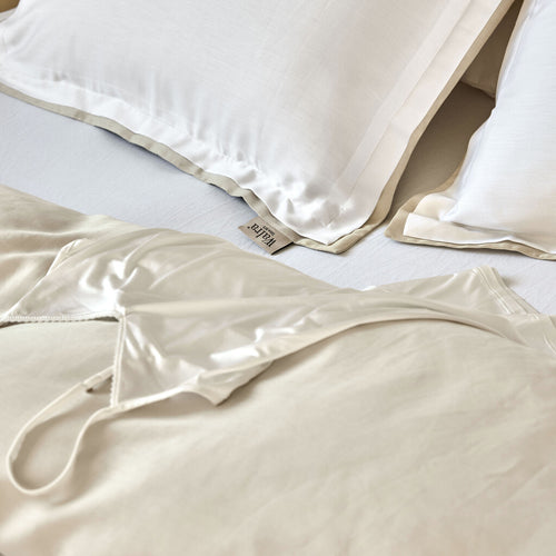 Walra - Dekbedovertrek Classy Tencel - 240x220 cm - Off White / Beige