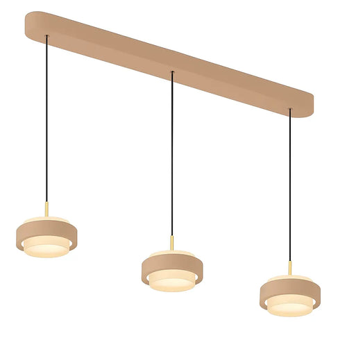 Freelight hanglamp Puleggia - 3 lichts - 90  x 150   cm - beige