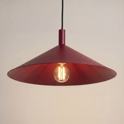 Sollux Lighting Hanglamp NOX 40 bordeaux - 40x40x135cm