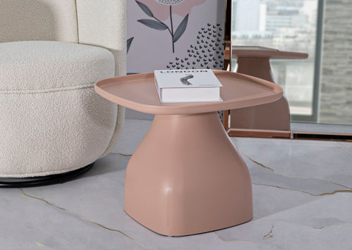 Mauro Ferretti bijzettafel - 48x48x38 cm - roze