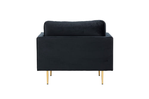 BRAM Fauteuil Renzo - Zwart Velours - vtwonen shop