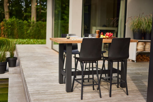 Hartman Barstoel Sophie Wave - Zwart Kunststof - Set Van 2 - vtwonen shop