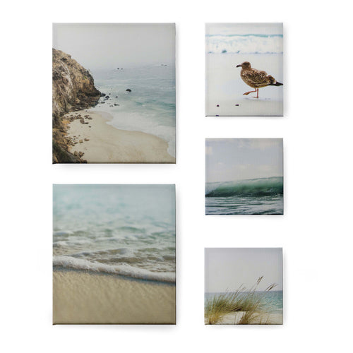 Art for the Home Canvas set Uitzicht op Zee (Multikleur) 80x60