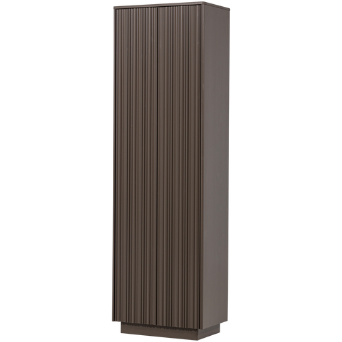 WOOOD hoge kast Nova - Grenen - Truffel Bruin - 215x67x40