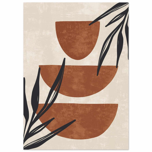 Artfulprints  Boho – Stacked serenity   poster 50x70 cm - vtwonen shop