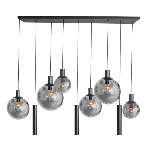 Steinhauer hanglamp bollique - 9 lichts - 140  x 150   cm - zwart - vtwonen shop